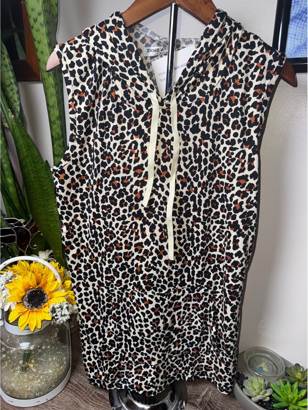 Emme Jordan Sleeveless Hooded Pajama Set